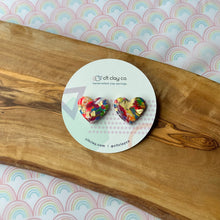 Load image into Gallery viewer, Large Heart Studs