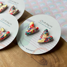 Load image into Gallery viewer, Large Heart Studs