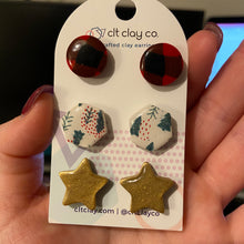 Load image into Gallery viewer, Christmas holiday studs