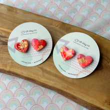 Load image into Gallery viewer, Large Heart Studs