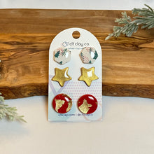Load image into Gallery viewer, Christmas holiday studs