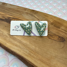 Load image into Gallery viewer, Large Heart Studs