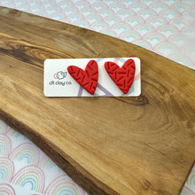 Load image into Gallery viewer, Large Heart Studs